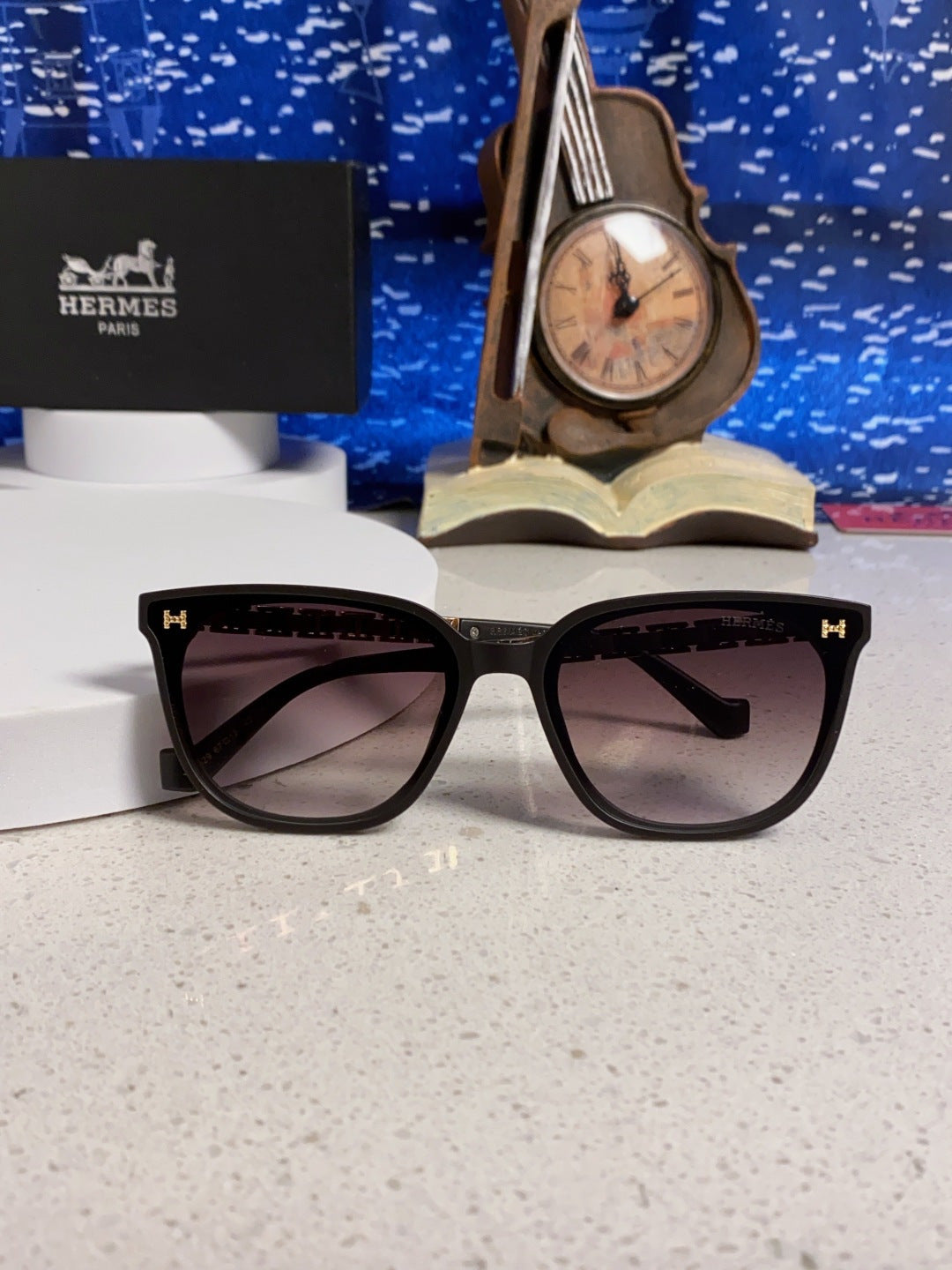 Hermès Fashion Silver Lens Sunglasses for Women - detail image 9