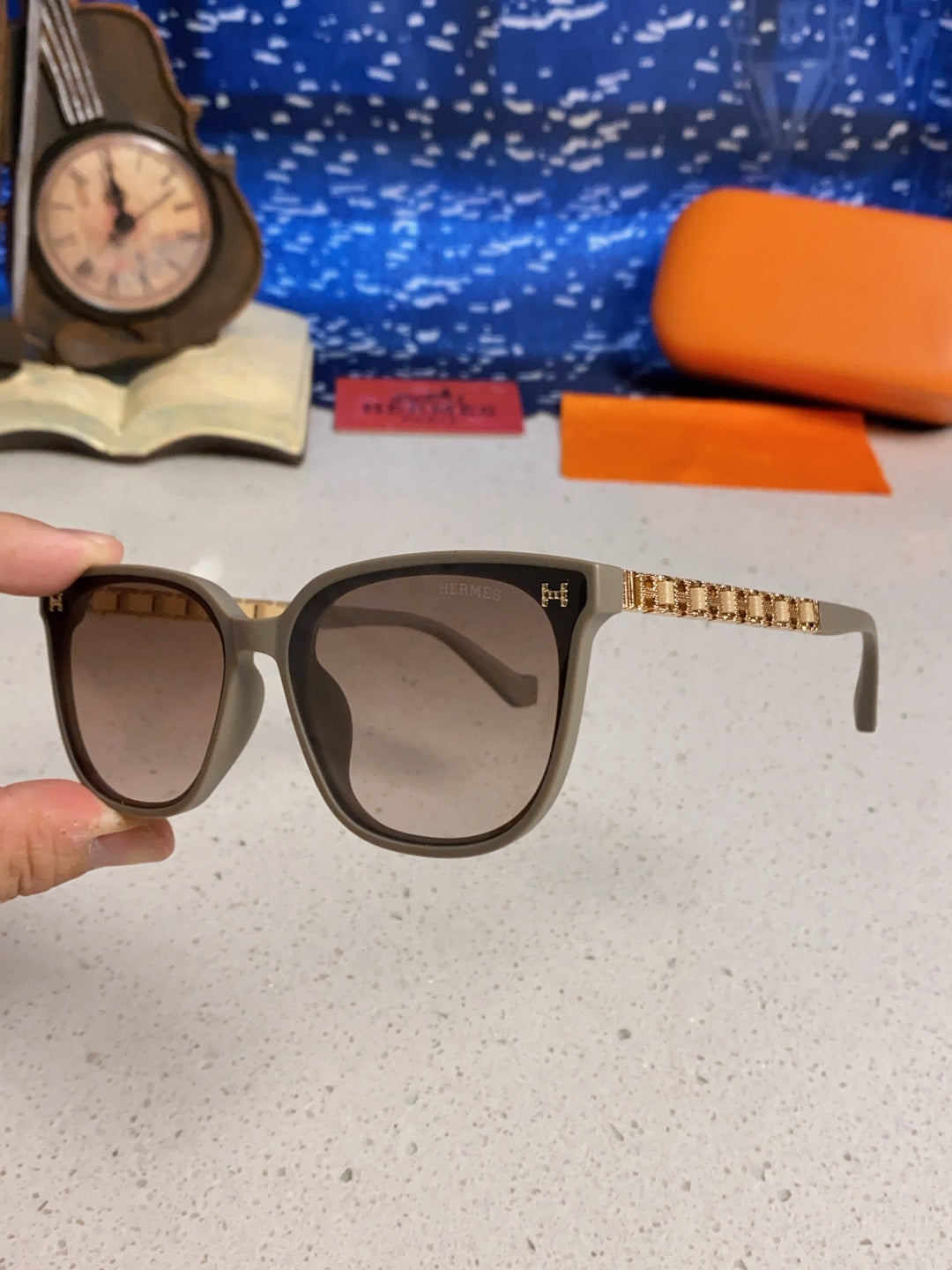 Hermès Fashion Brown Lens Sunglasses for Women - 358934 - detail image 6