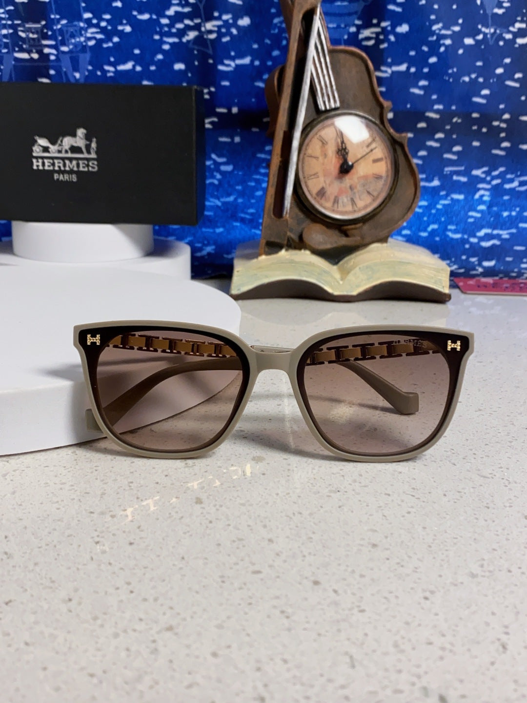 Hermès Fashion Brown Lens Sunglasses for Women - detail image 9