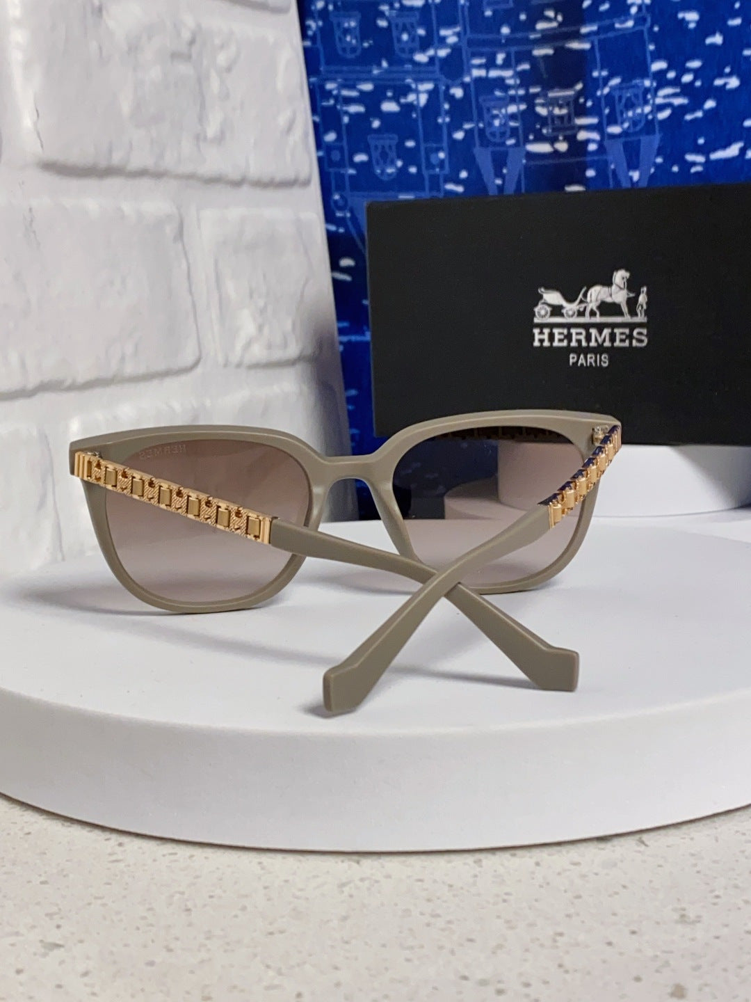 Hermès Fashion Brown Lens Sunglasses for Women - 358934 - detail image 3
