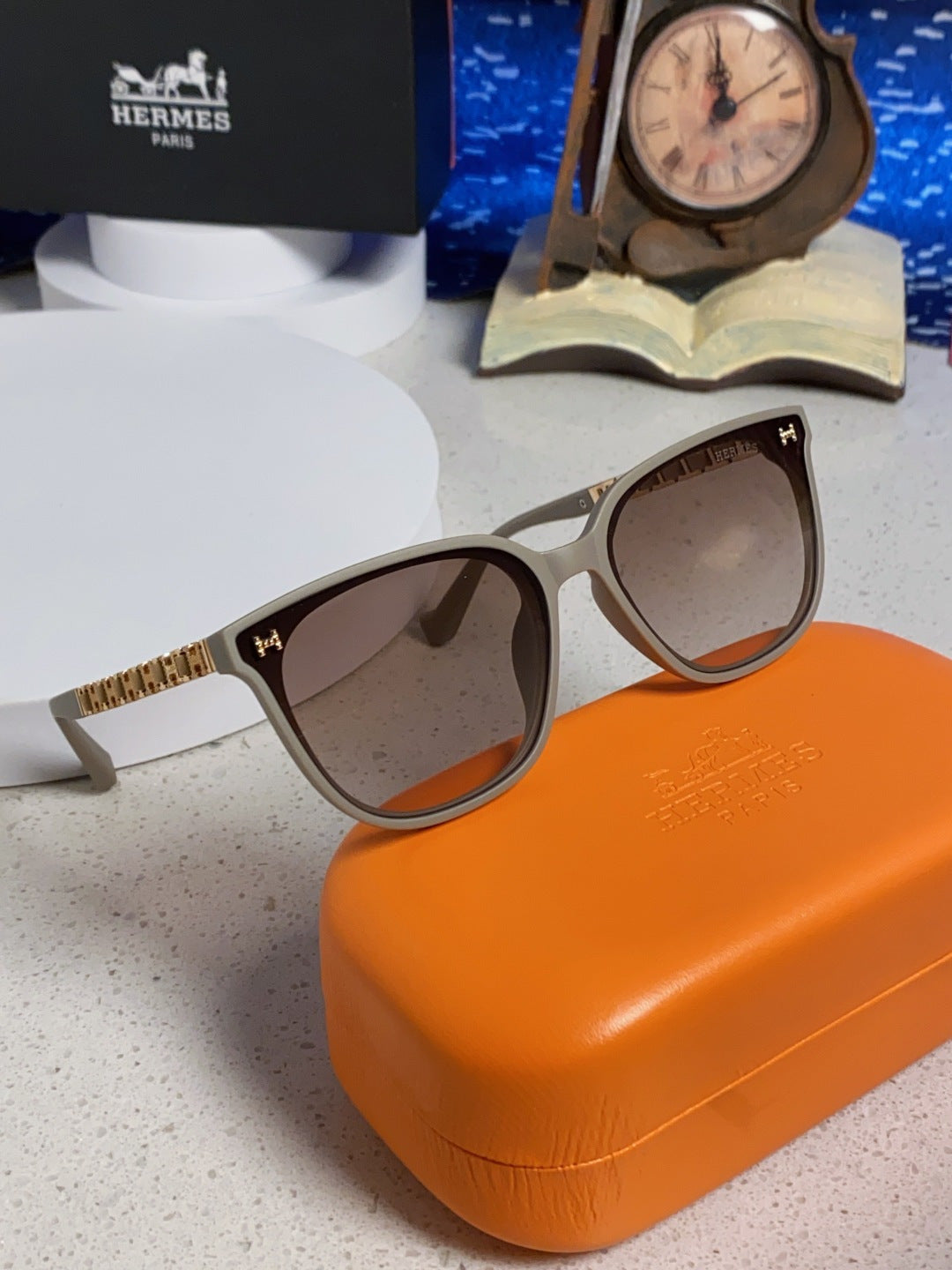 Hermès Fashion Brown Lens Sunglasses for Women - detail image 10