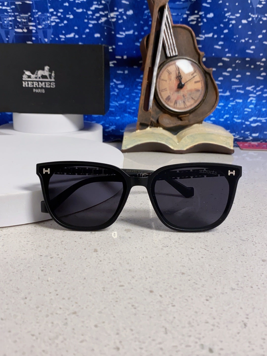 Hermès Fashion Black Lens Sunglasses for Women - detail image 9