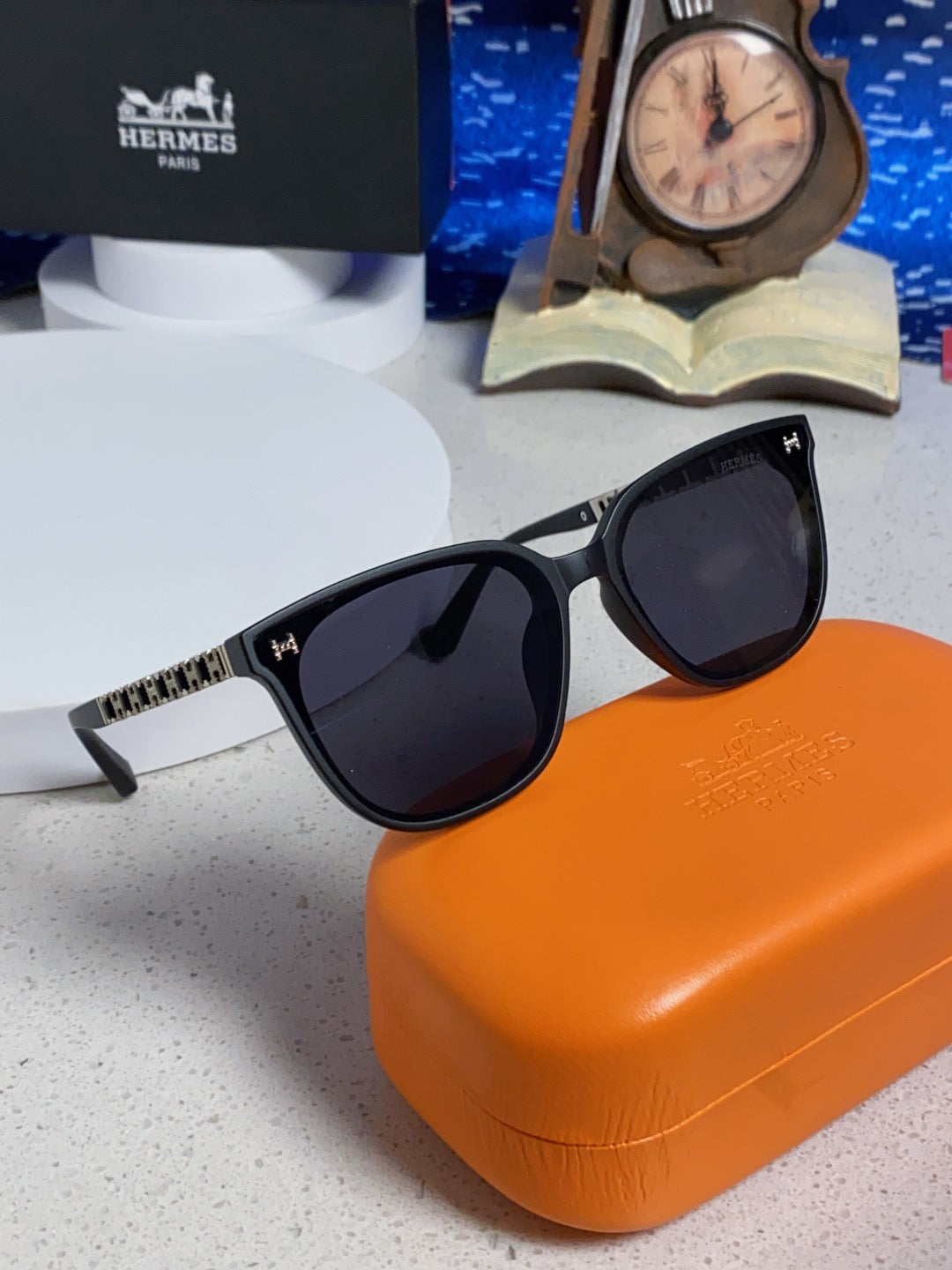 Hermès Fashion Black Lens Sunglasses for Women - detail image 10