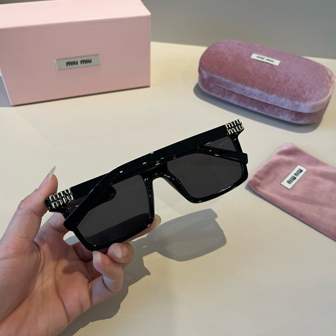 Miu Miu SMUO7S Square Black Lens Sunglasses for Men & Women - 449678 - detail image 4