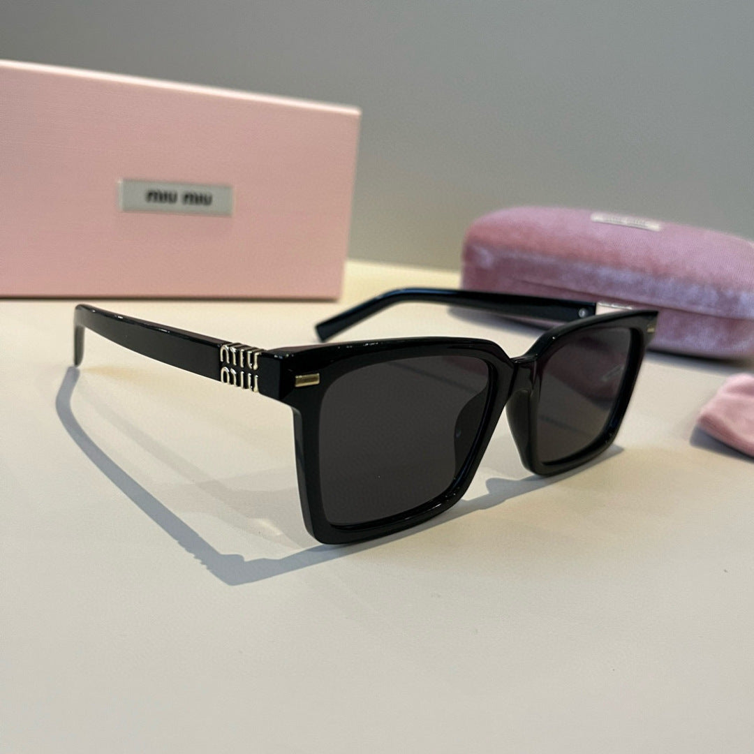 Miu Miu SMUO7S Square Black Lens Sunglasses for Men & Women - 449678