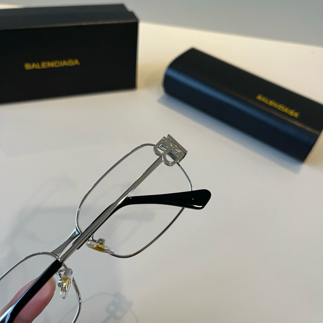 Balenciaga Rectangular Silver Lens Sunglasses for Men & Women - 382930 - detail image 7
