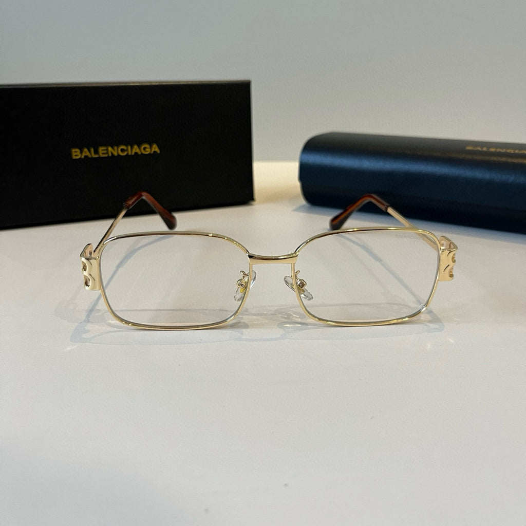 Balenciaga Rectangular Silver Lens Sunglasses for Men & Women - 382931 - detail image 2