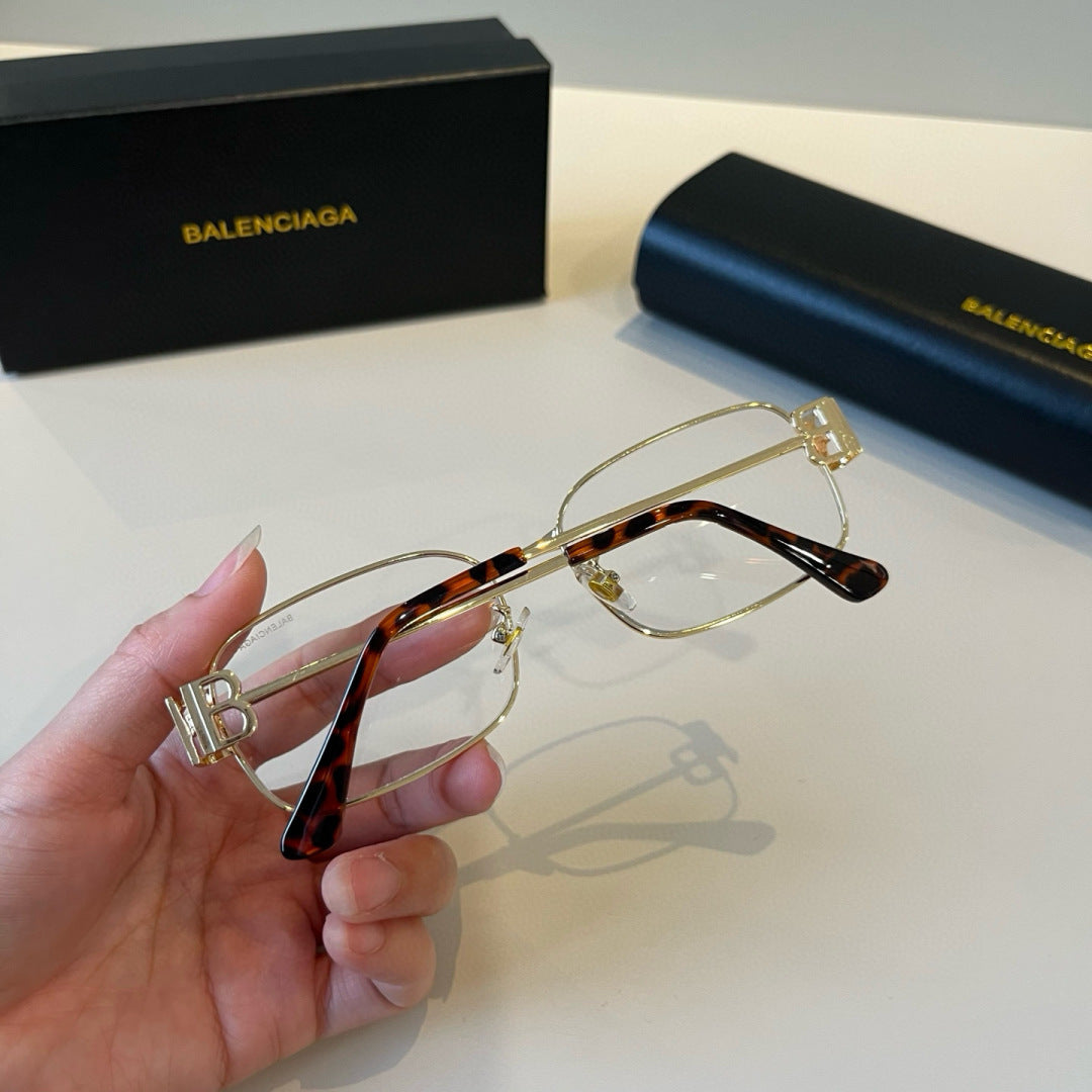 Balenciaga Rectangular Silver Lens Sunglasses for Men & Women - 416139 - detail image 6