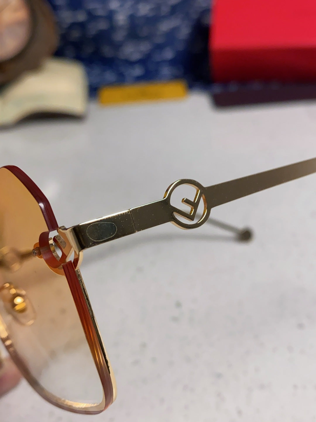 Fendi Fashion Gold Lens Sunglasses for Men & Women - 372464 - detail image 7