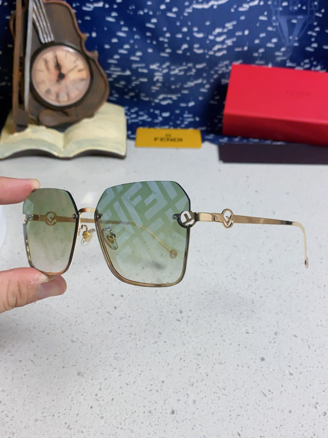 Fendi Fashion Silver Lens Sunglasses for Men & Women - 372465 - detail image 6