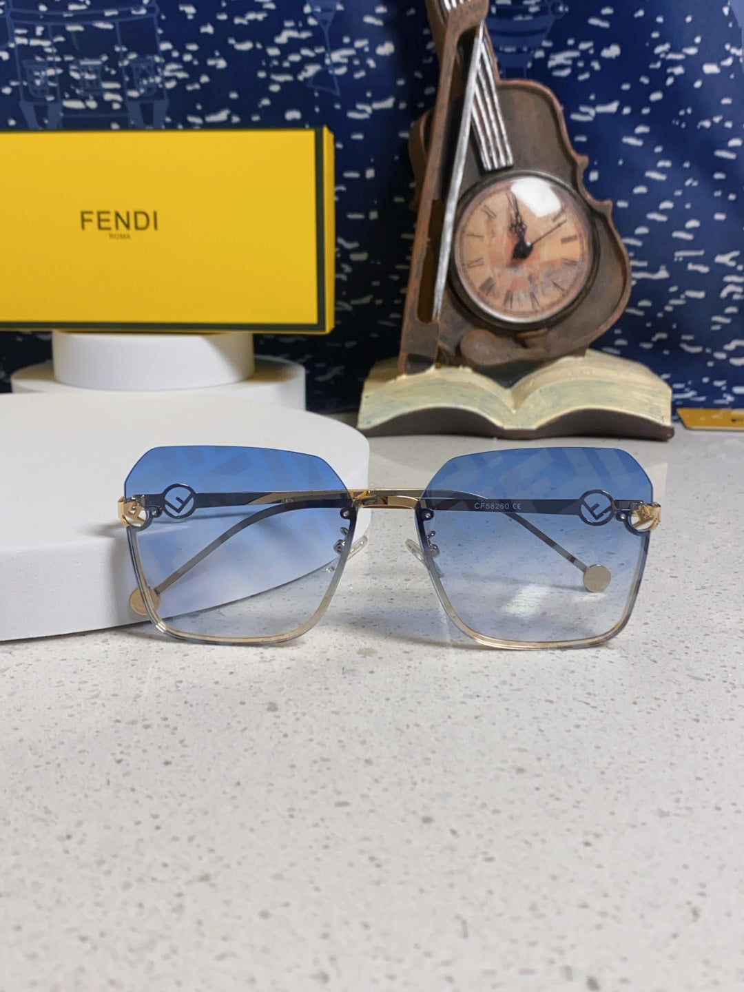 Fendi Fashion Blue Lens Sunglasses for Men & Women - 372466 - detail image 8