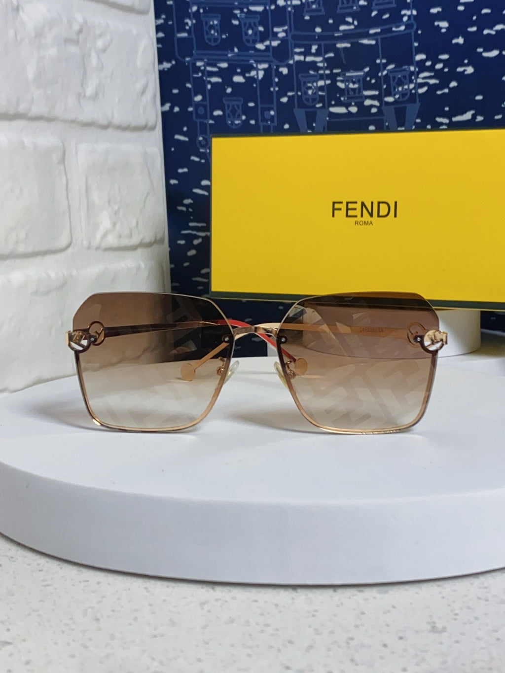 Fendi Fashion Brown Lens Sunglasses for Men & Women - 372467 - detail image 2