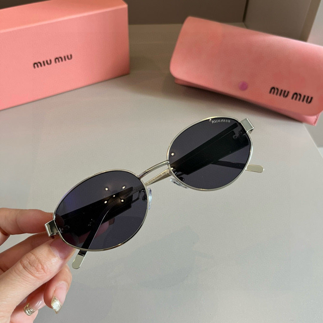 Miu Miu Square Silver Lens Sunglasses for Men & Women - 382975 - detail image 7