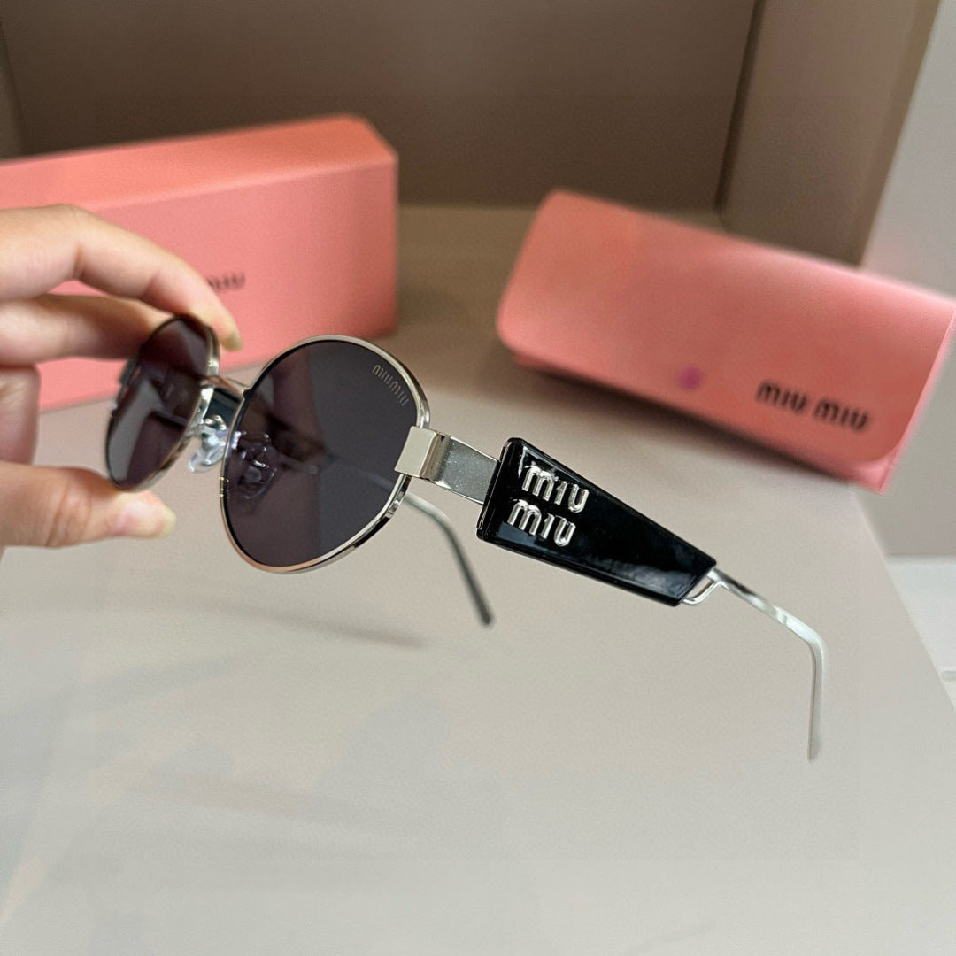 Miu Miu Square Silver Lens Sunglasses for Men & Women - 487583 - detail image 4