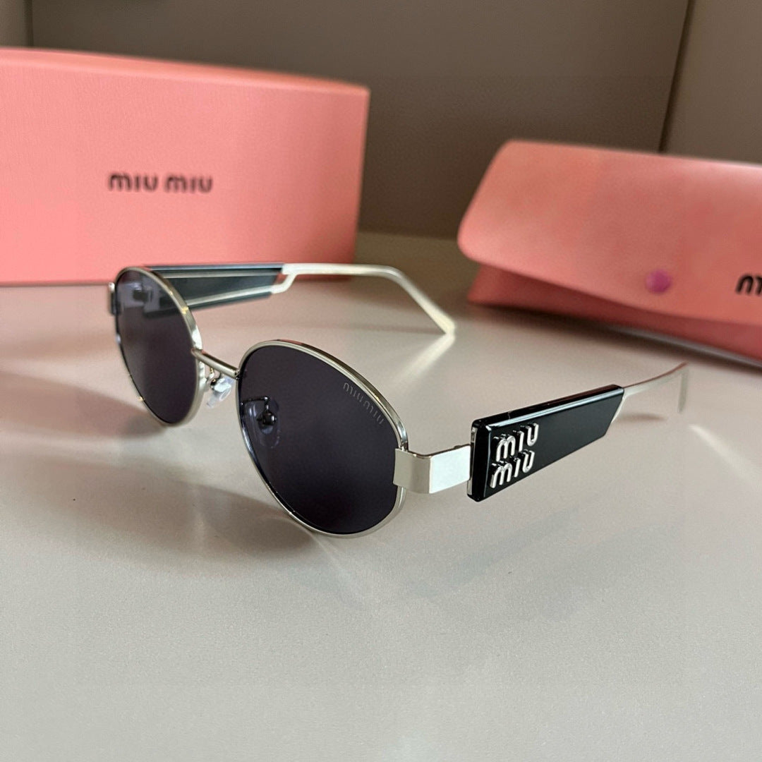 Miu Miu Square Silver Lens Sunglasses for Men & Women - 487583 - detail image 3