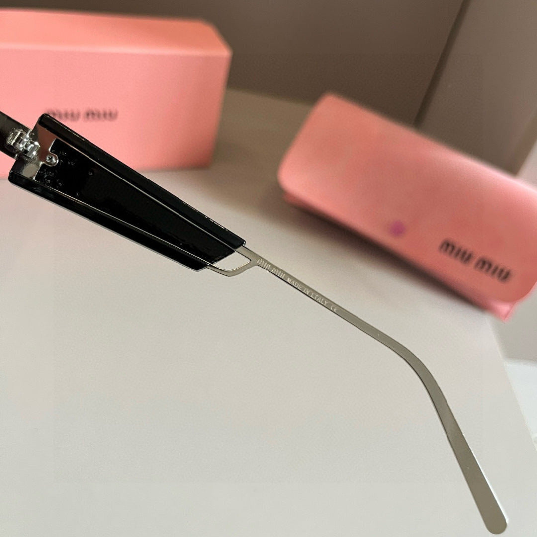 Miu Miu Square Silver Lens Sunglasses for Men & Women - 382975 - detail image 9