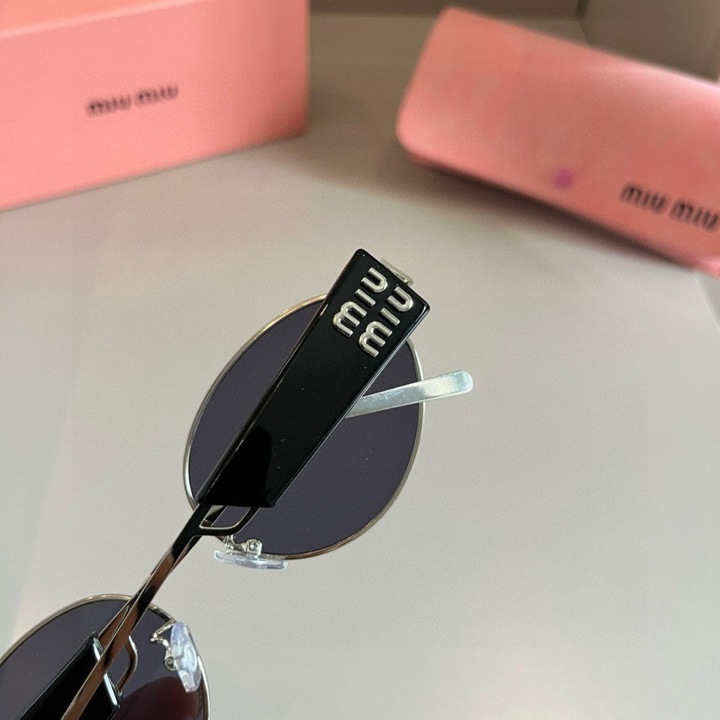 Miu Miu Square Silver Lens Sunglasses for Men & Women - 487583 - detail image 6
