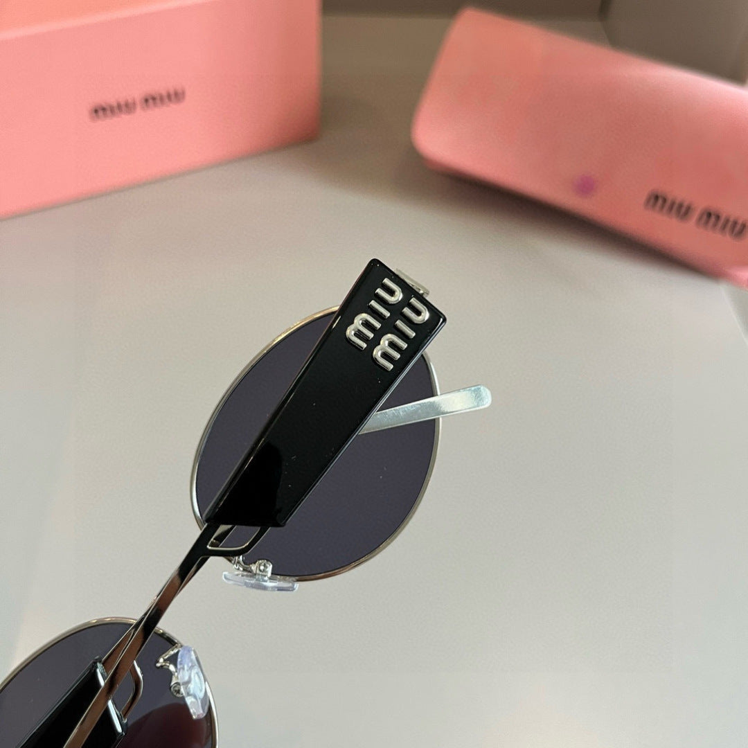 Miu Miu Square Silver Lens Sunglasses for Men & Women - 487583 - detail image 6