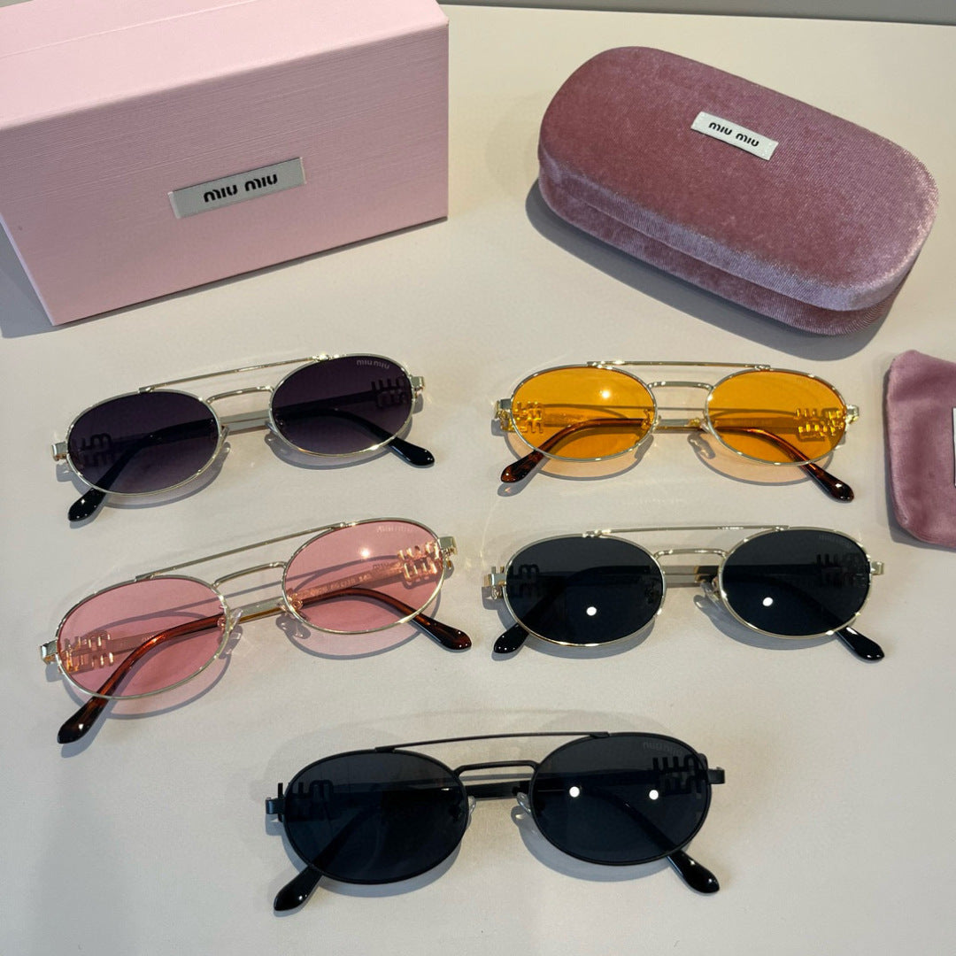Miu Miu Metal Fashion Orange Lens Sunglasses for Men & Women - 382976 - detail image 10