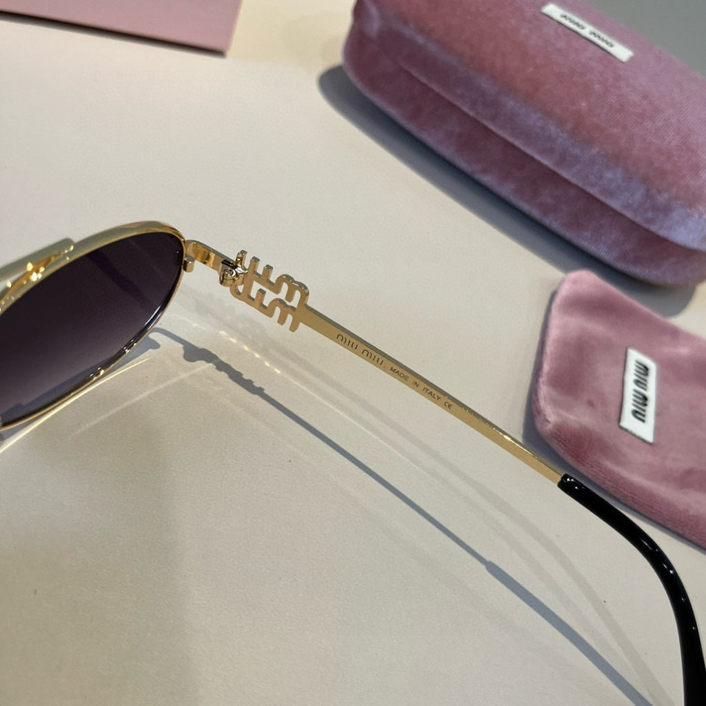 Miu Miu Metal Fashion Brown Lens Sunglasses for Men & Women - 382977 - detail image 7