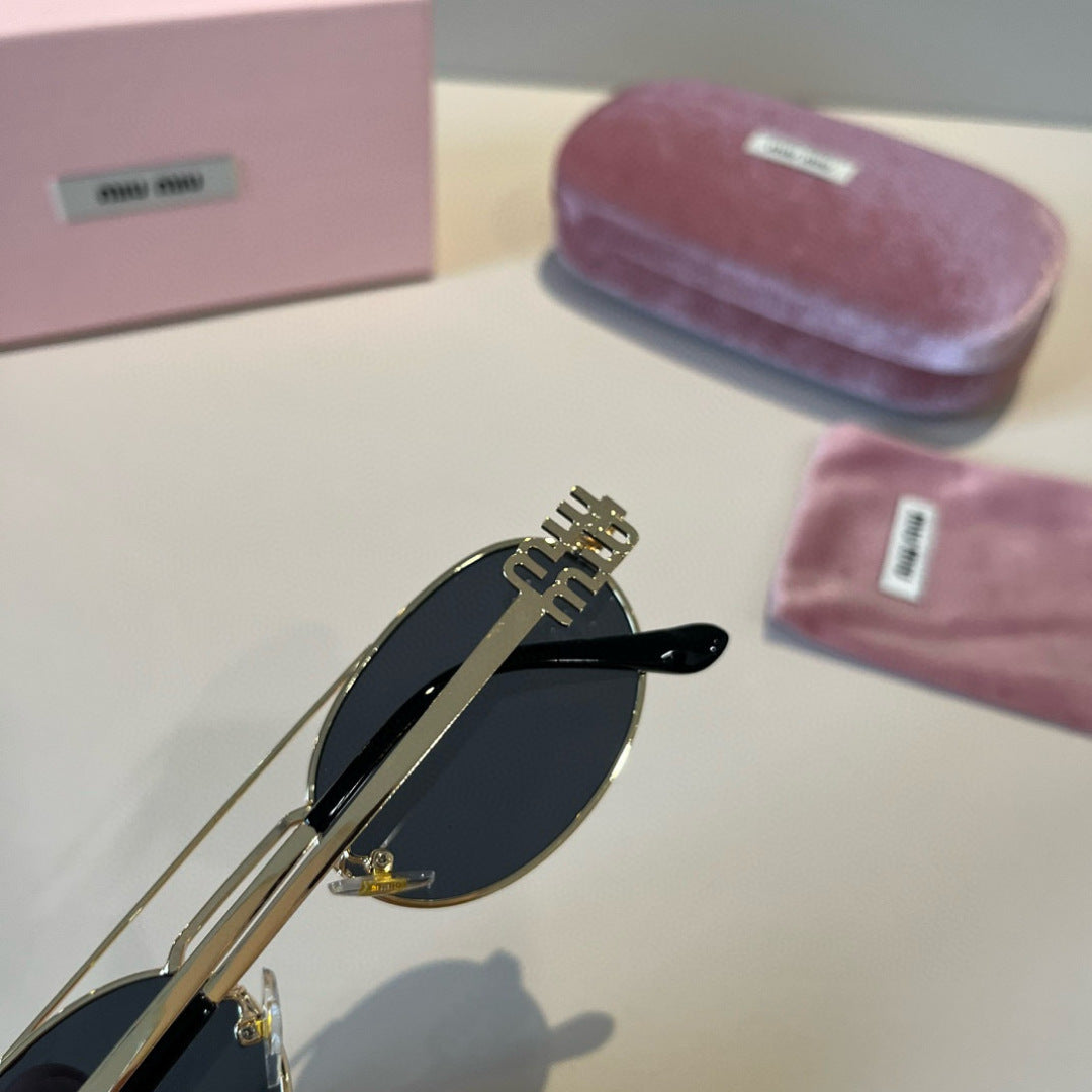 Miu Miu Metal Fashion Red Lens Sunglasses for Men & Women - 382978 - detail image 7