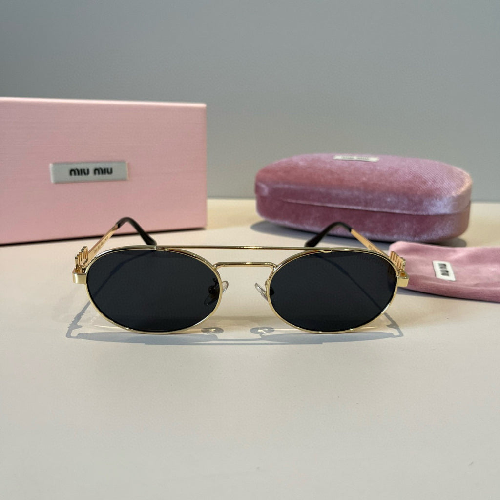 Miu Miu Metal Fashion Red Lens Sunglasses for Men & Women - 382978 - detail image 2