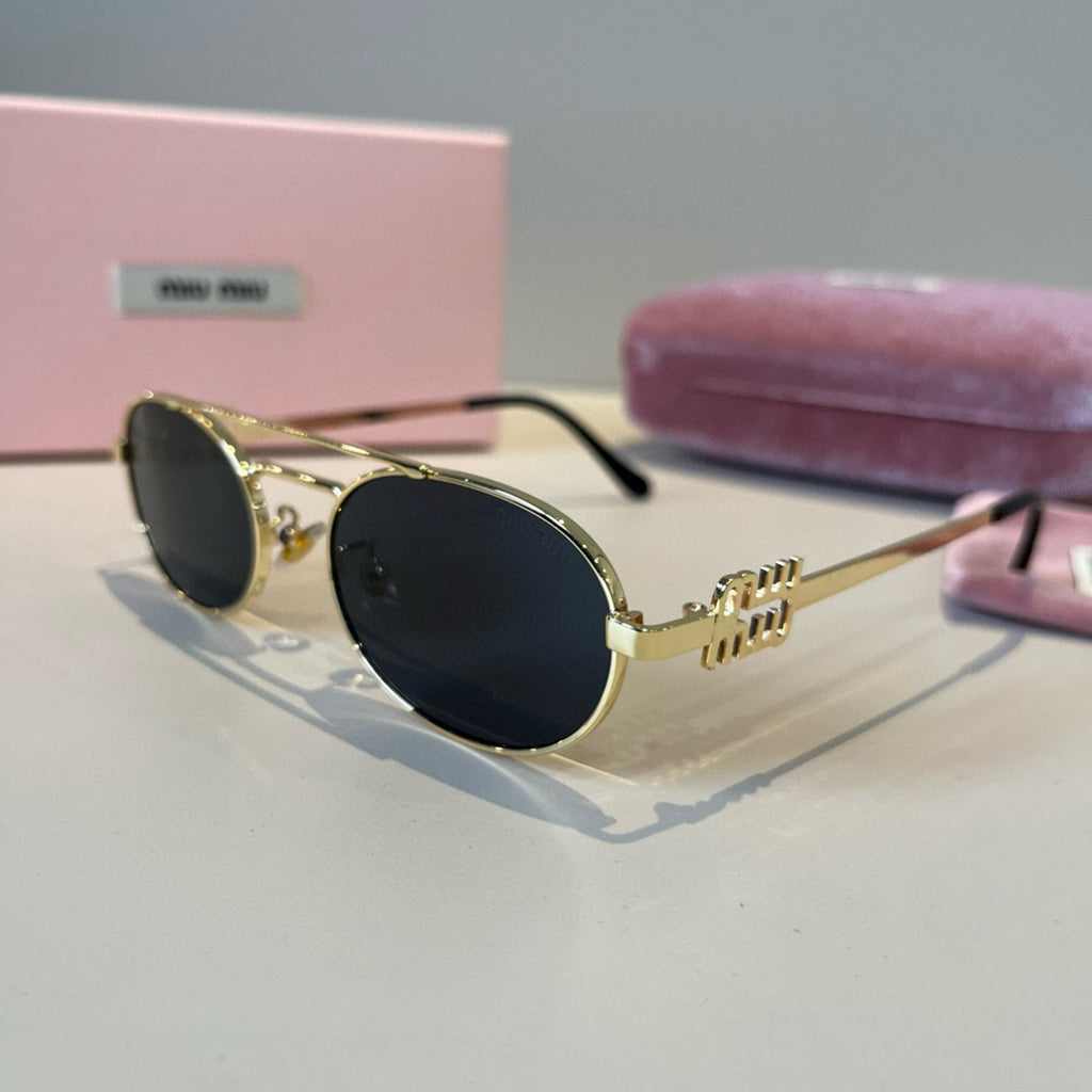 Miu Miu Metal Fashion Red Lens Sunglasses for Men & Women - 382978 - detail image 3