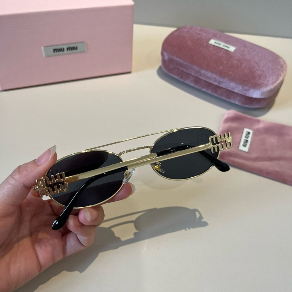 Miu Miu Metal Fashion Red Lens Sunglasses for Men & Women - 382978 - detail image 6