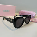 Miu Miu Fashion Black Lens Sunglasses for Men & Women - 449756