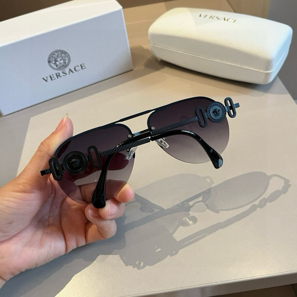Versace Polarized Fashion Silver Lens Sunglasses for Men & Women - 432772 - detail image 4