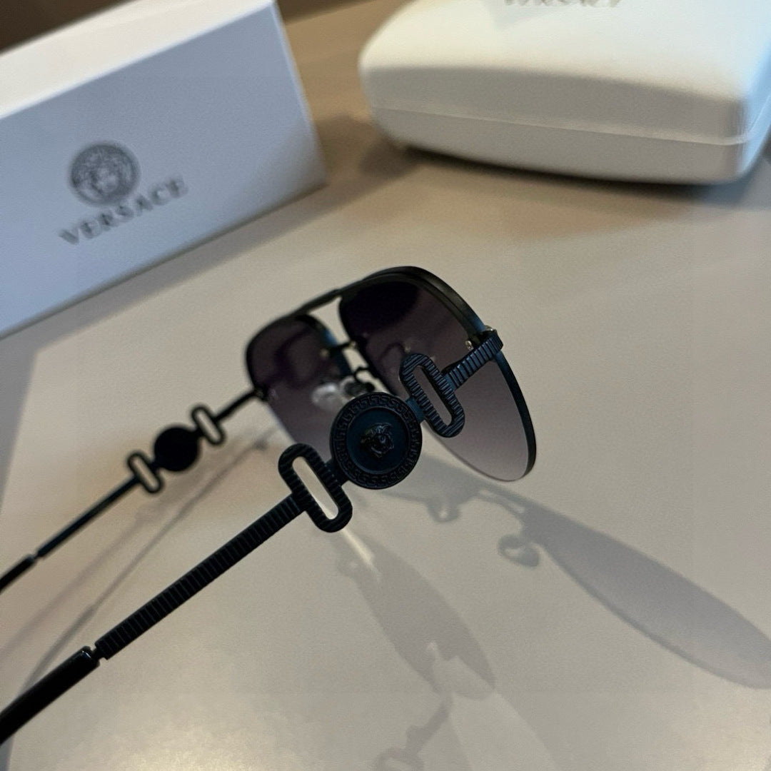 Versace Polarized Fashion Gray Lens Sunglasses for Men & Women - 487790