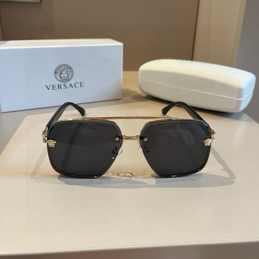 Versace Polarized Fashion Gold Lens Sunglasses for Men - 358828 - detail image 2