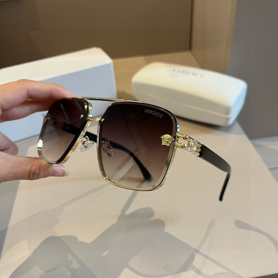 Versace Polarized Fashion Brown Lens Sunglasses for Men - 358829 - detail image 8