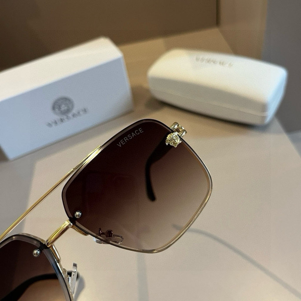 Versace Polarized Fashion Brown Lens Sunglasses for Men - 358829 - detail image 3
