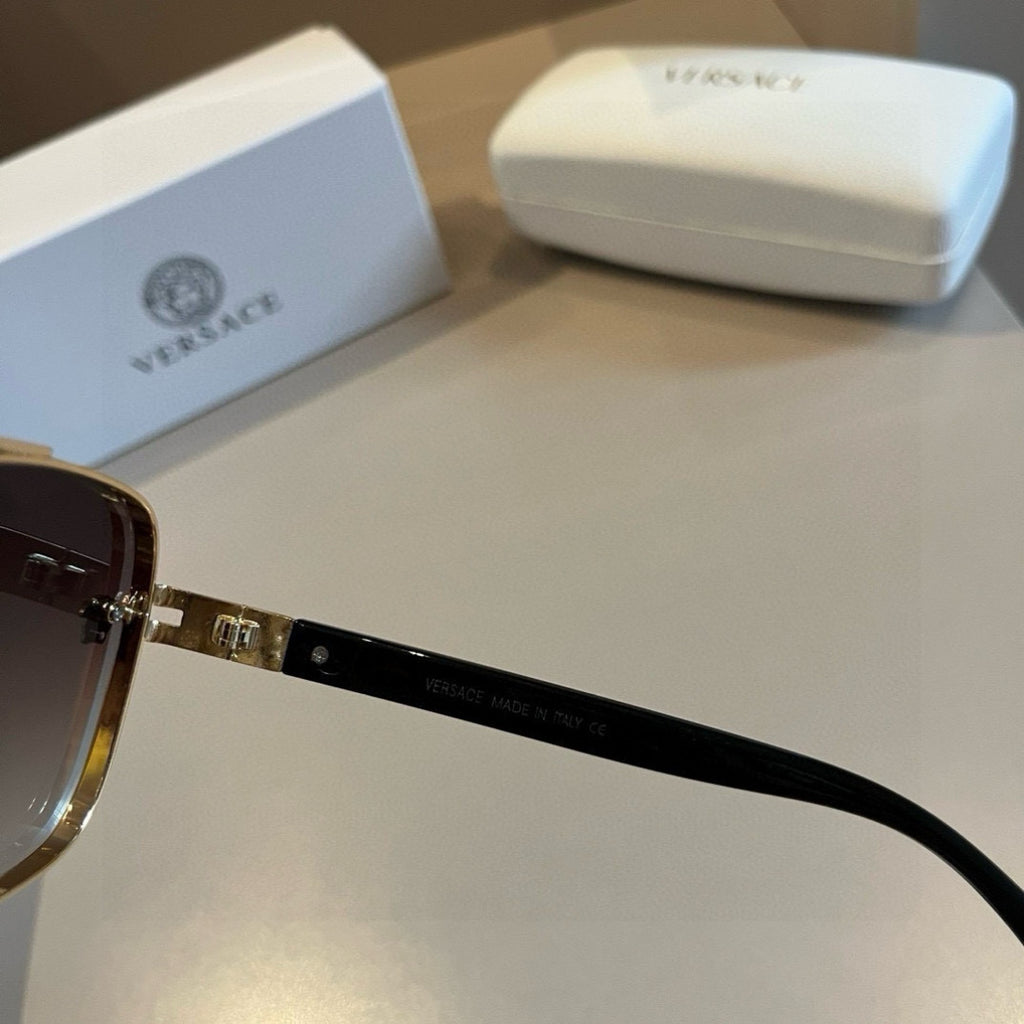 Versace Polarized Fashion Brown Lens Sunglasses for Men - 358829 - detail image 5