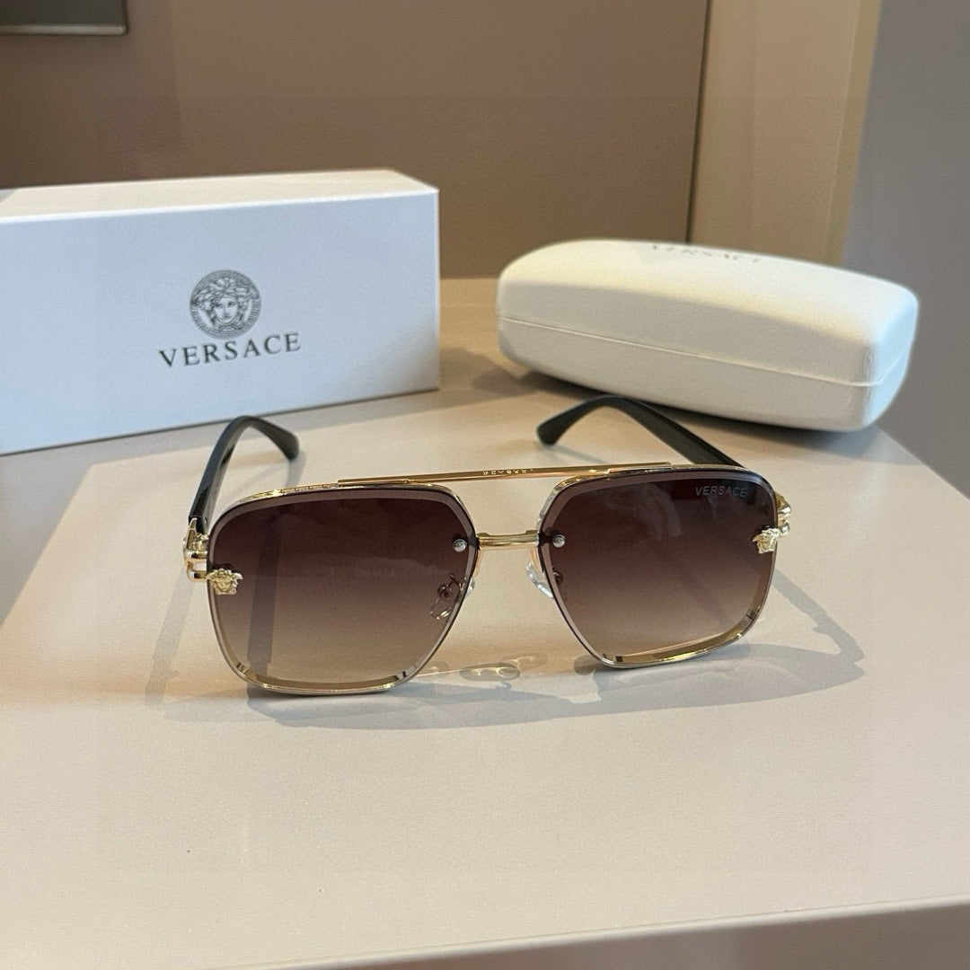 Versace Polarized Fashion Brown Lens Sunglasses for Men - 358829 - detail image 4