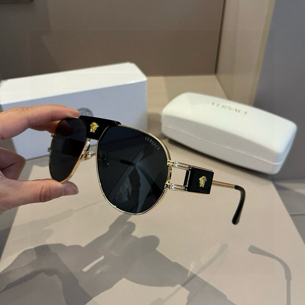 Versace Polarized Fashion Gold Lens Sunglasses for Men & Women - 358830 - detail image 3
