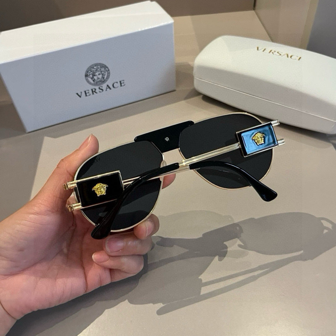 Versace Polarized Fashion Gold Lens Sunglasses for Men & Women - 358830 - detail image 4