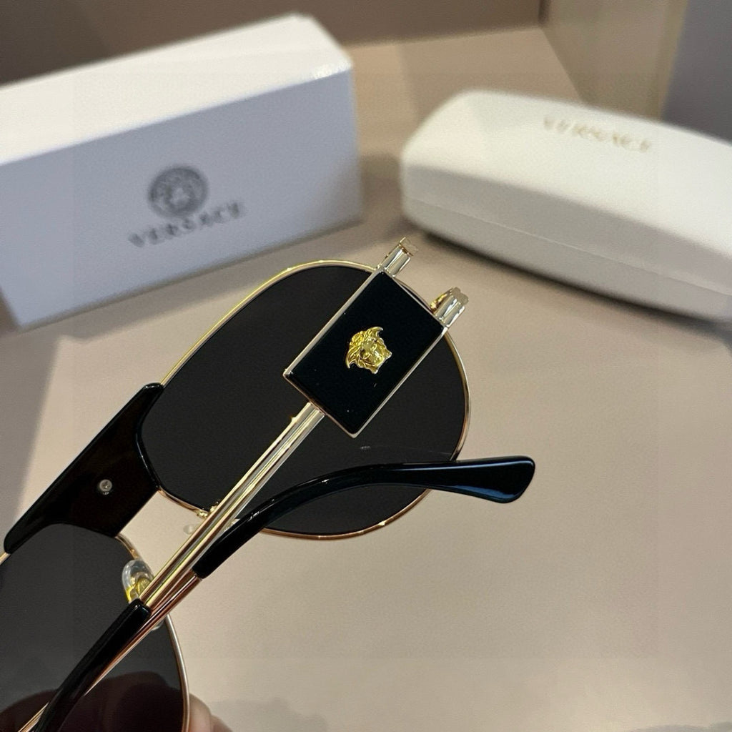 Versace Polarized Fashion Gold Lens Sunglasses for Men & Women - 358830 - detail image 5
