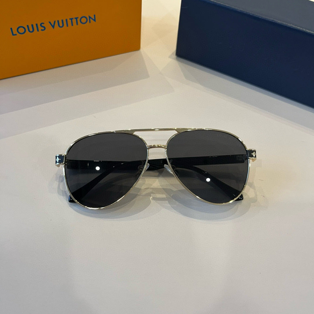 Louis Vuitton Metal Aviator Silver Lens Sunglasses for Men & Women - 371434 - detail image 5