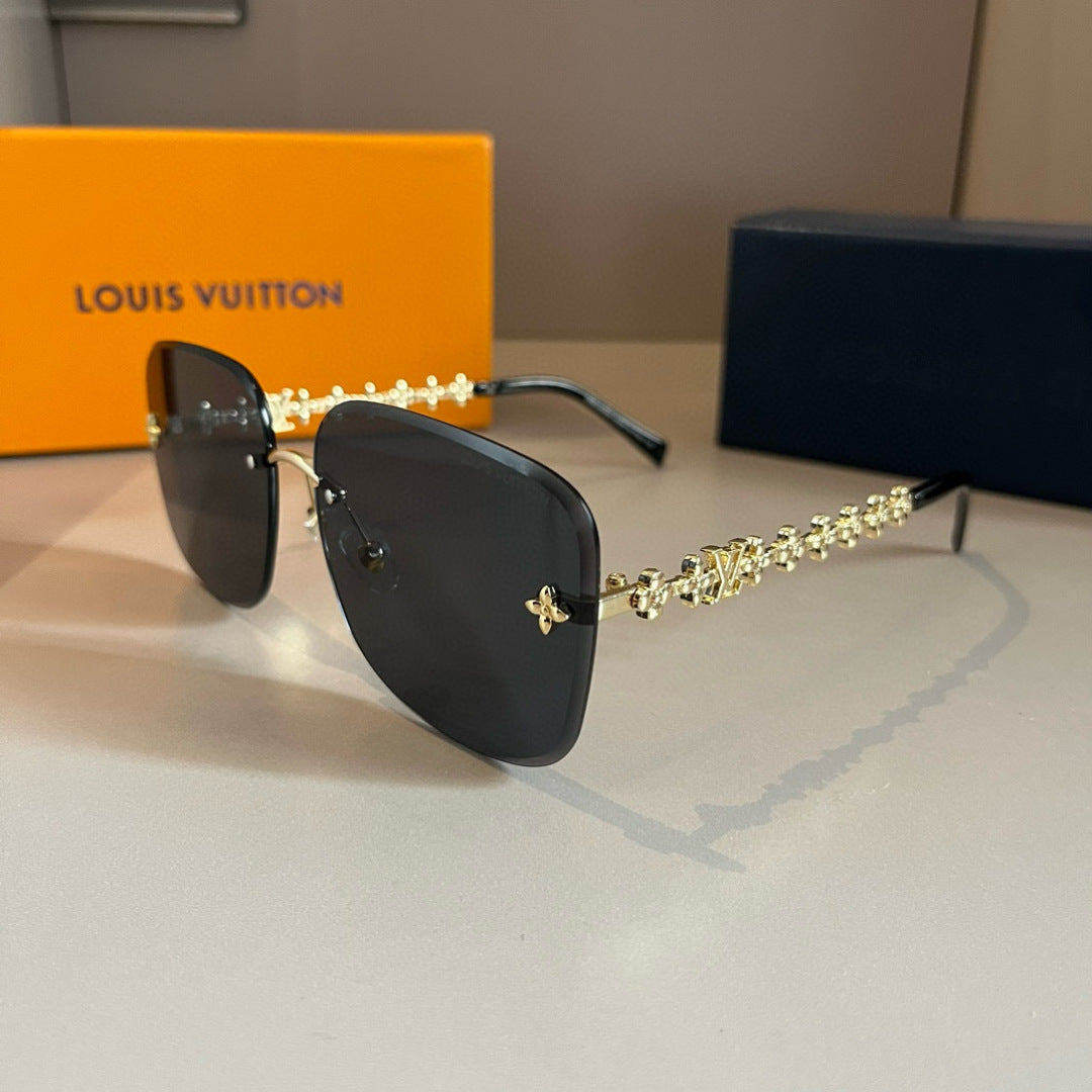 Louis Vuitton Fashion Gold Lens Sunglasses for Men & Women - 371435 - detail image 3