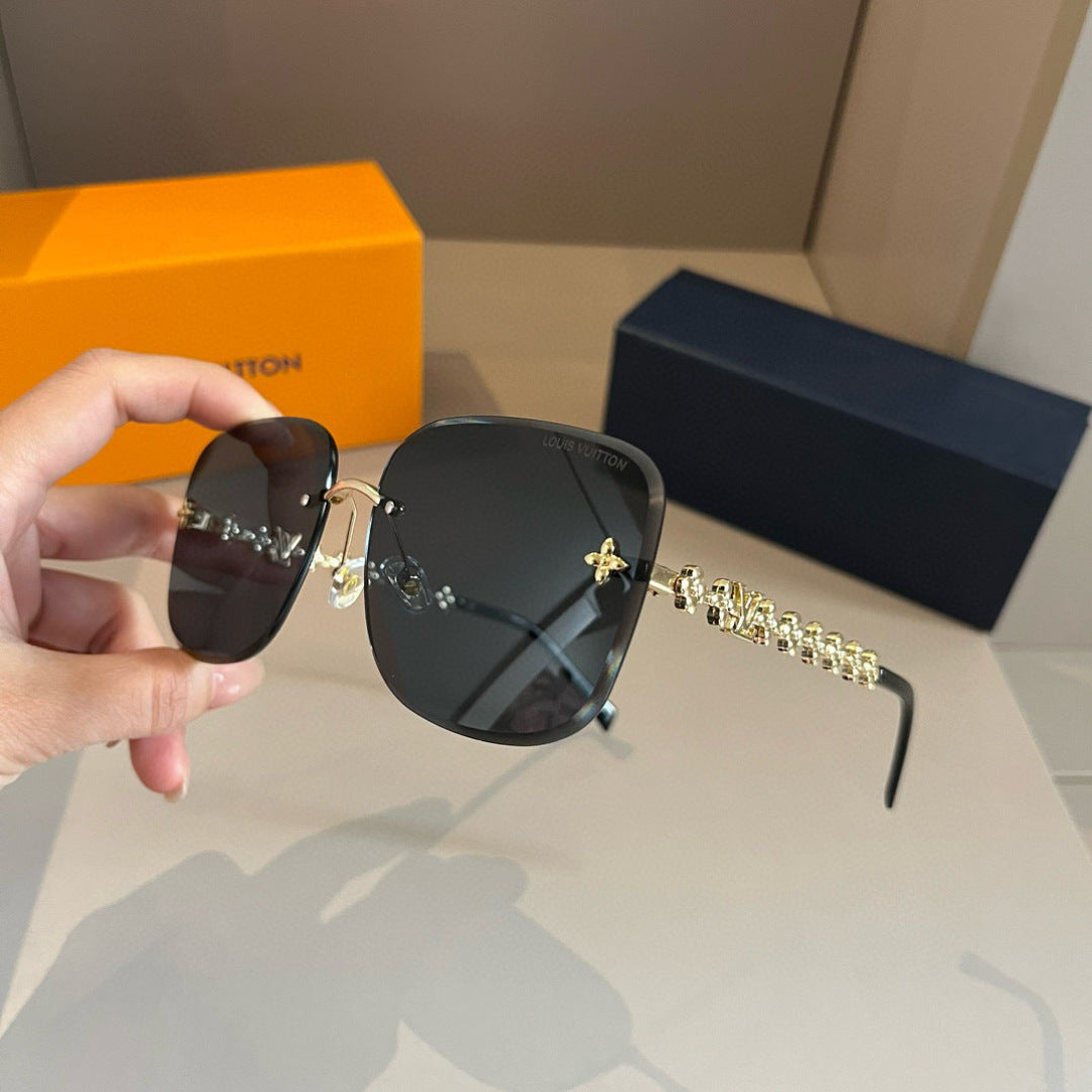 Louis Vuitton Fashion Gold Lens Sunglasses for Men & Women - 371435 - detail image 4