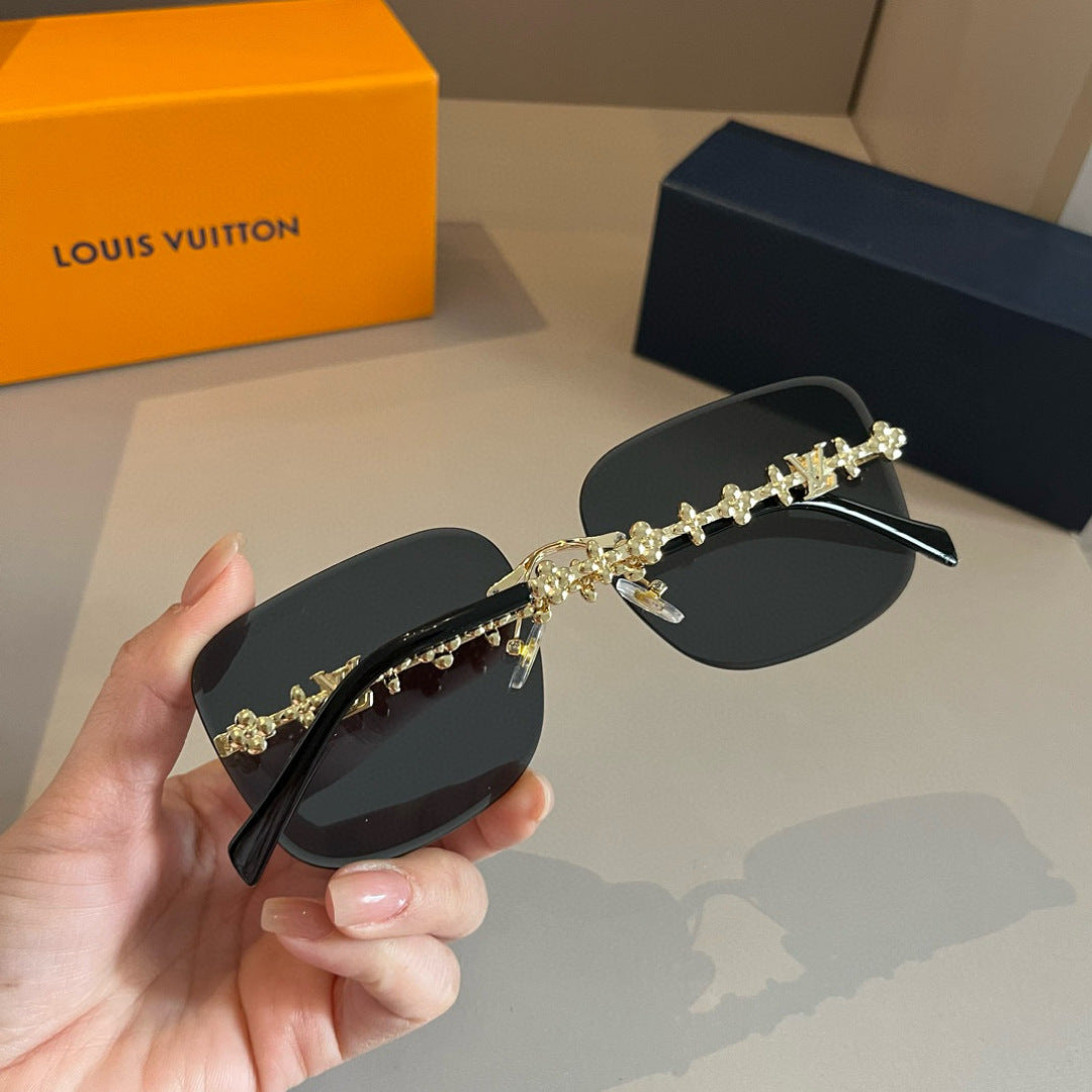 Louis Vuitton Fashion Gold Lens Sunglasses for Men & Women - 371435 - detail image 5