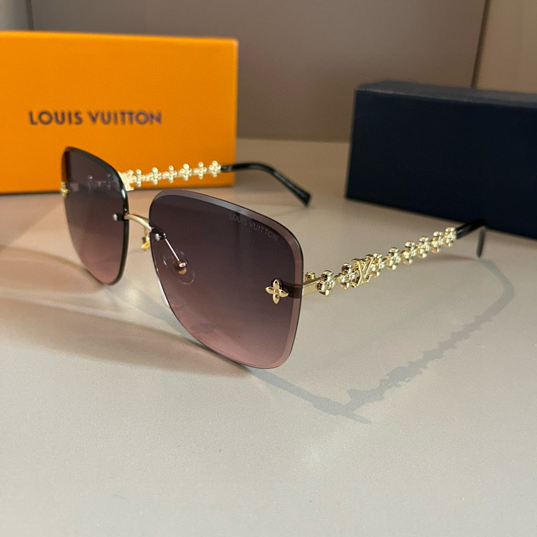 Louis Vuitton Fashion Gold Lens Sunglasses for Men & Women - 371436 - detail image 3