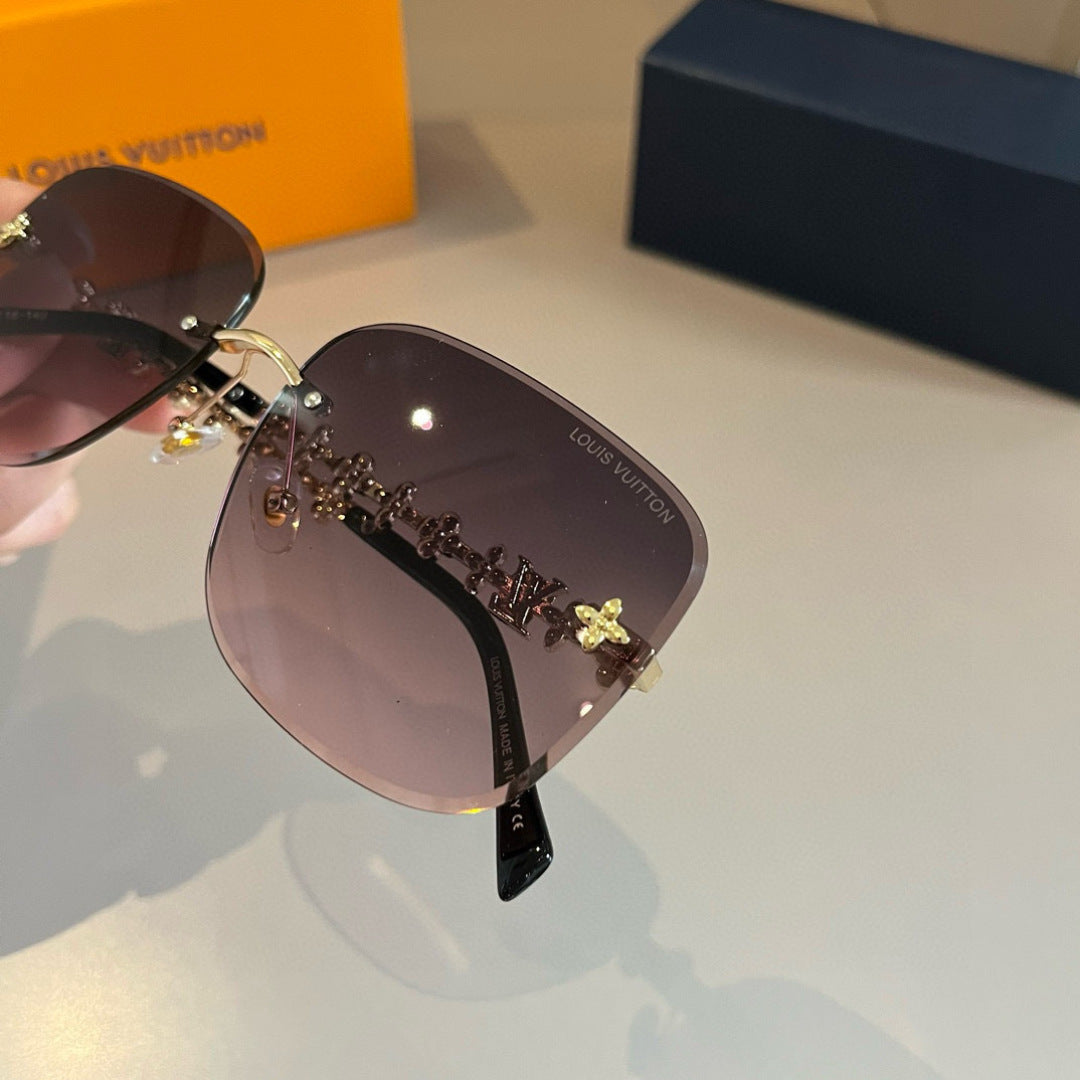 Louis Vuitton Fashion Gold Lens Sunglasses for Men & Women - 371436 - detail image 7
