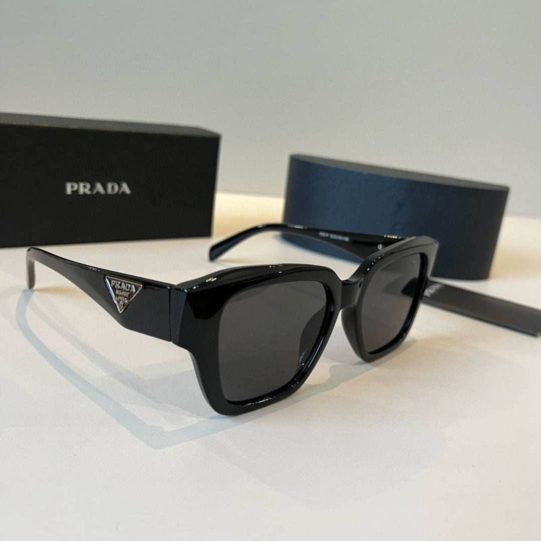 Prada Fashion Black Lens Sunglasses for Men & Women - 372117