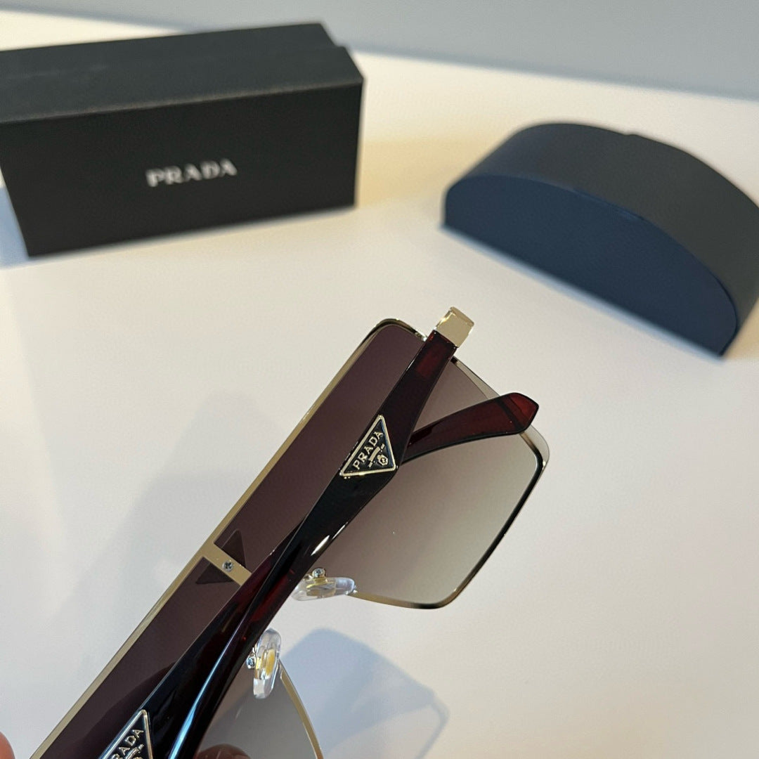 Prada Polarized Fashion Brown Lens Sunglasses for Men - 382648 - detail image 8