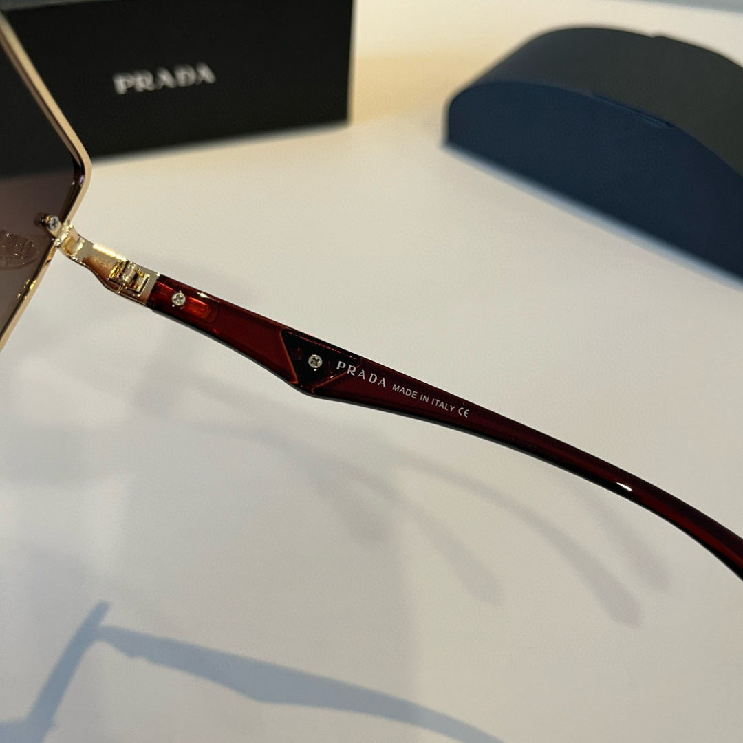 Prada Polarized Fashion Brown Lens Sunglasses for Men - 382648 - detail image 9