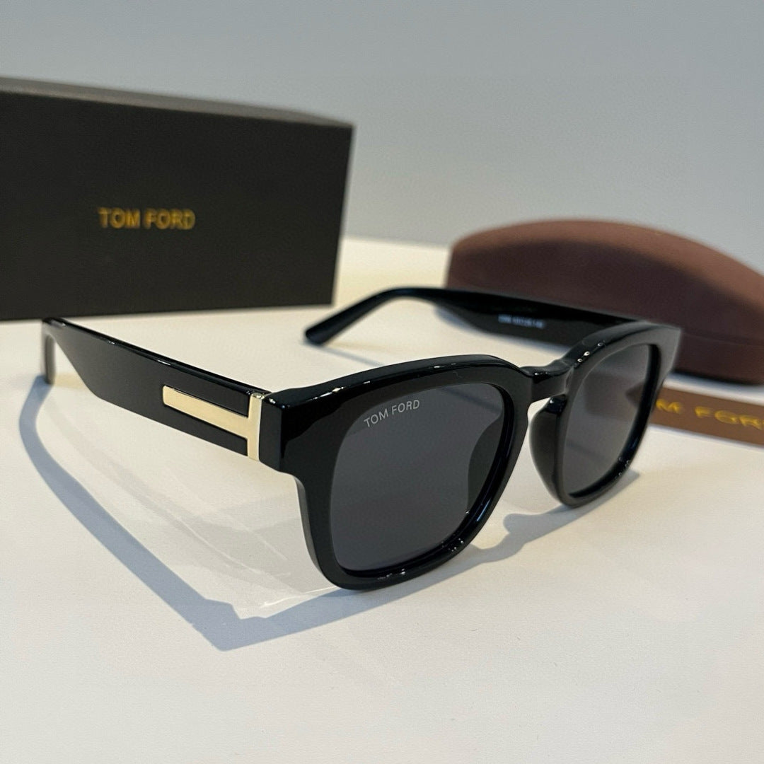 Tom Ford Fashion Black Lens Sunglasses for Men & Women - 416405