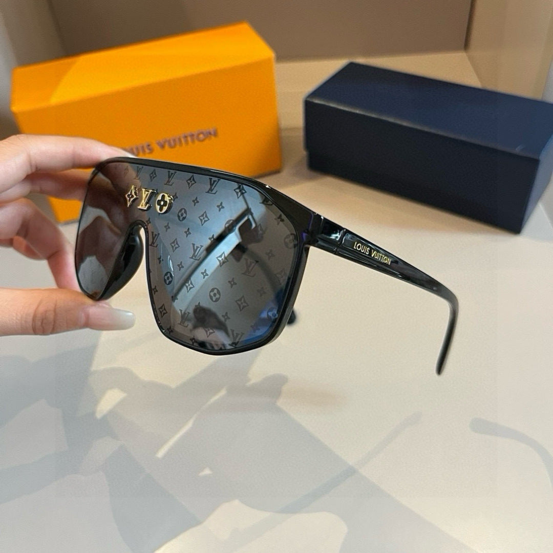 Louis Vuitton Polarized Fashion Gold Lens Sunglasses for Men - 414801 - detail image 4